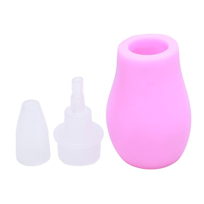 Silicone -né bébé enfants nez aspirateur enfant en bas âge nez nettoyant infantile Snot aspirateur ventouse pointe souple nettoyant produits de soins pour bébés