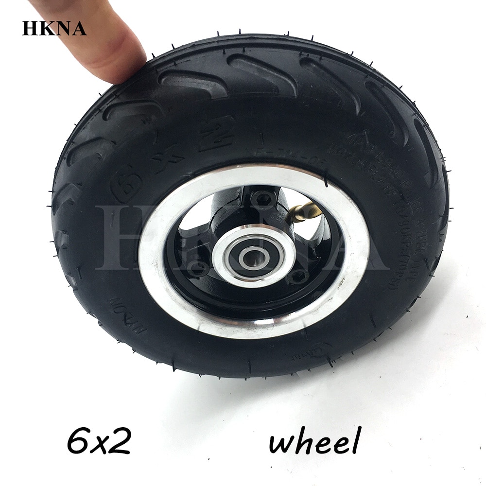 6 Inch 6x2 Thickened Pneumatic Wheel Tires for Electric Scooter F0 Fast Rear Wheel