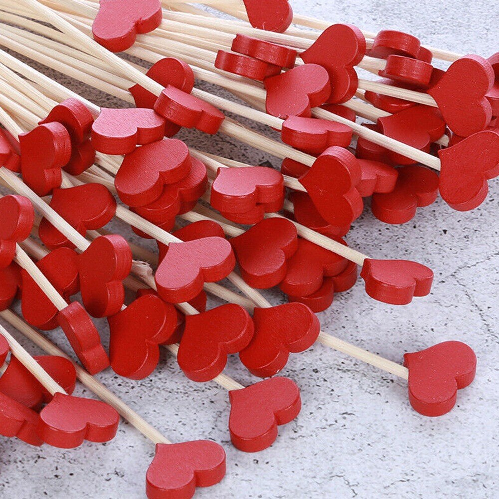 20 Pcs Rood Hart Reed Geurverspreider Vervanging Sticks Houten Rotan Home Decor Speciale Accessoires Rotan