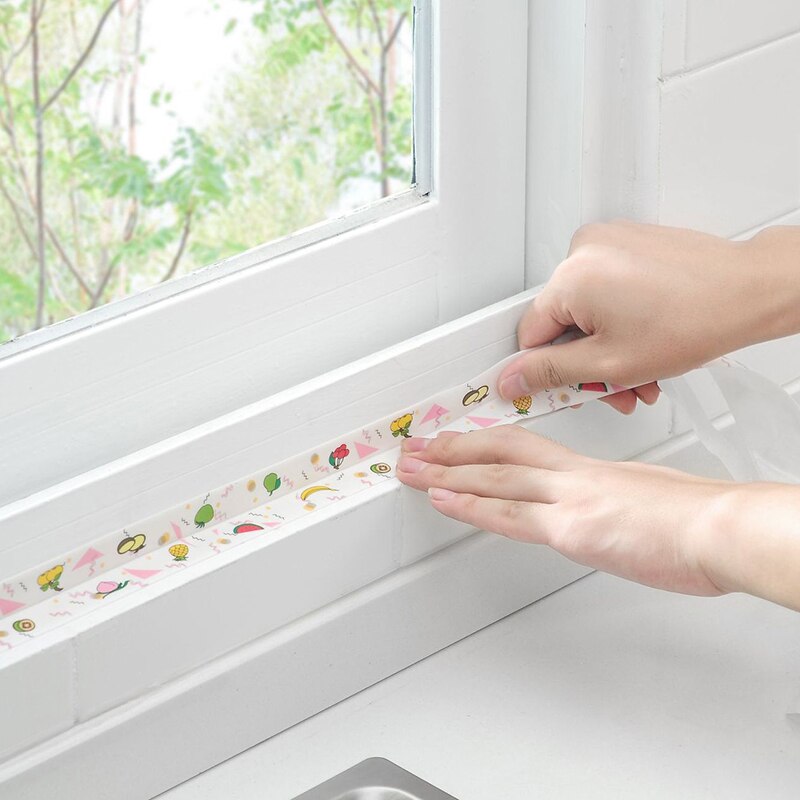 320*3.8cm taśma uszczelniająca robić wanny łazienka taśma uszczelniająca samoprzylepna klej pcv wodoodporna taśma uszczelniająca ochraniacz na krawędzie klej akrylowy