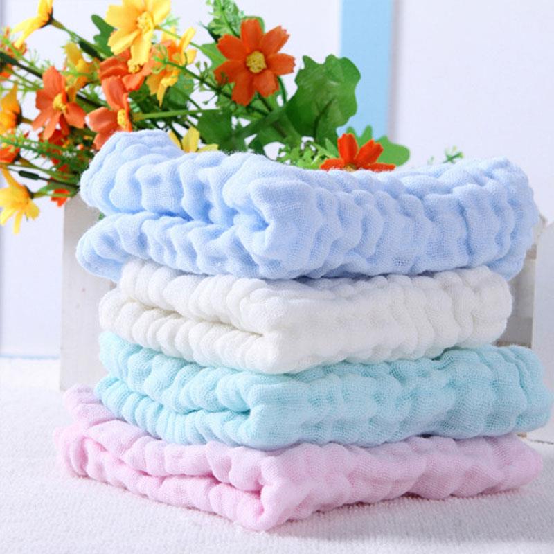 Soft Baby Burp Cloth Bath Towel Washcloth Keep Clean Baby Care Colorful