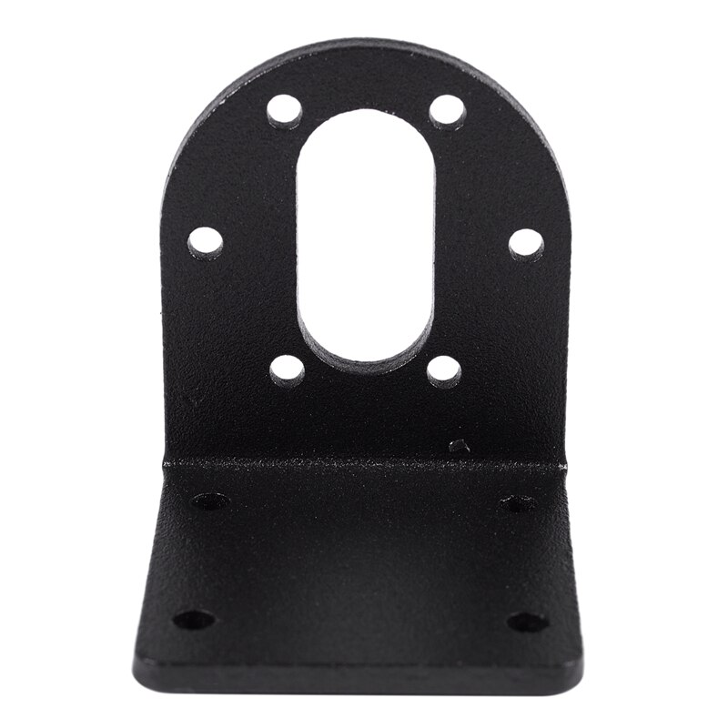 37mm DC Geared Motor Mounting Bracket Holder + 6mm Hex Coupling Black+Gold: Default Title