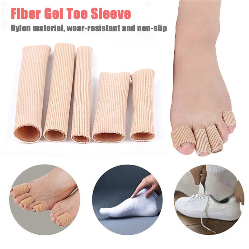 Stoff Finger Zehen Protektor Separator Applikator Fußpflege Werkzeug Pedikübetreffend Mais Kallus Entferner Hand Schmerzen Linderung Weiche Silikon Rohr