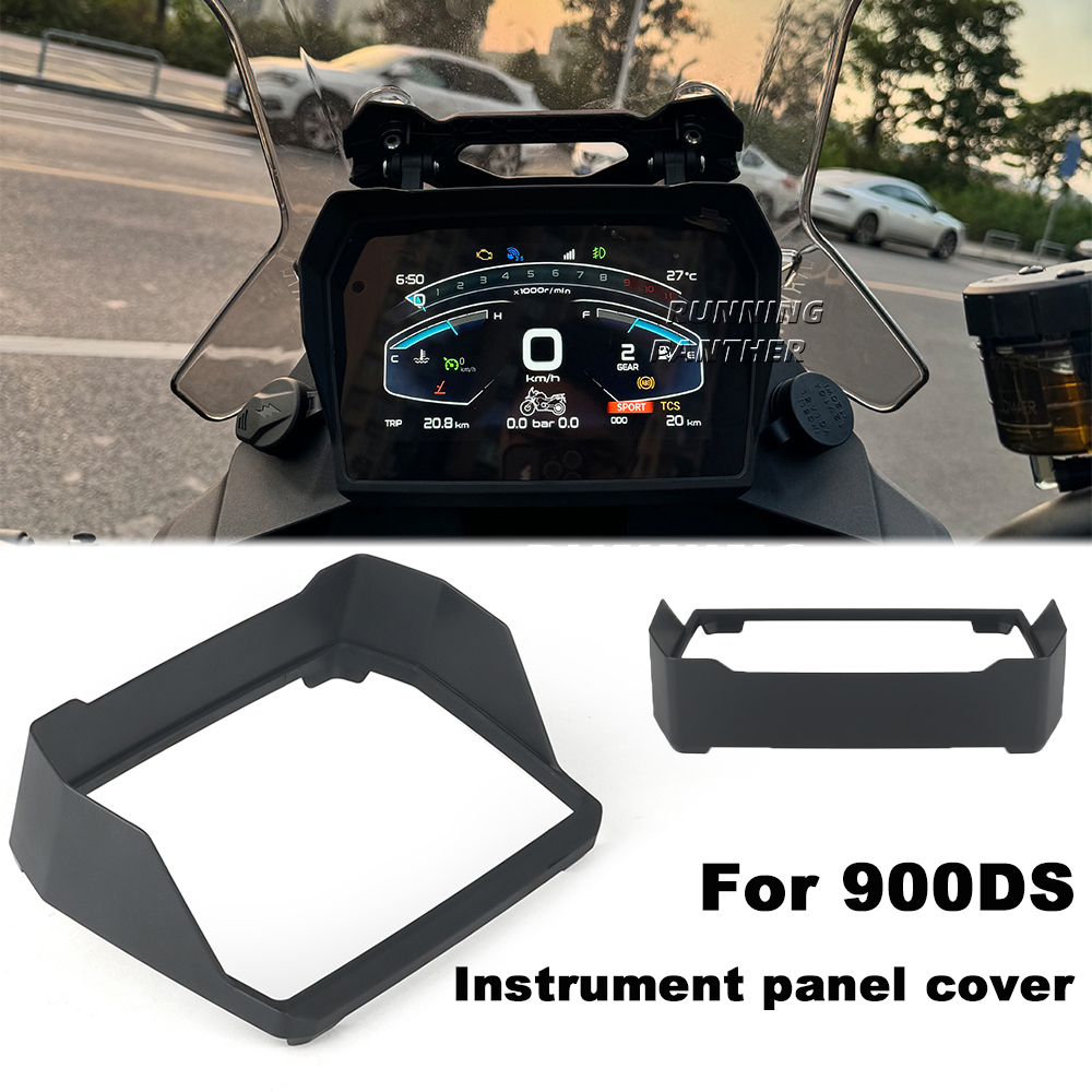Para accesorios de motocicleta 900DS, tapa de instrumento, visera solar, cubierta de instrumento, cubierta protectora