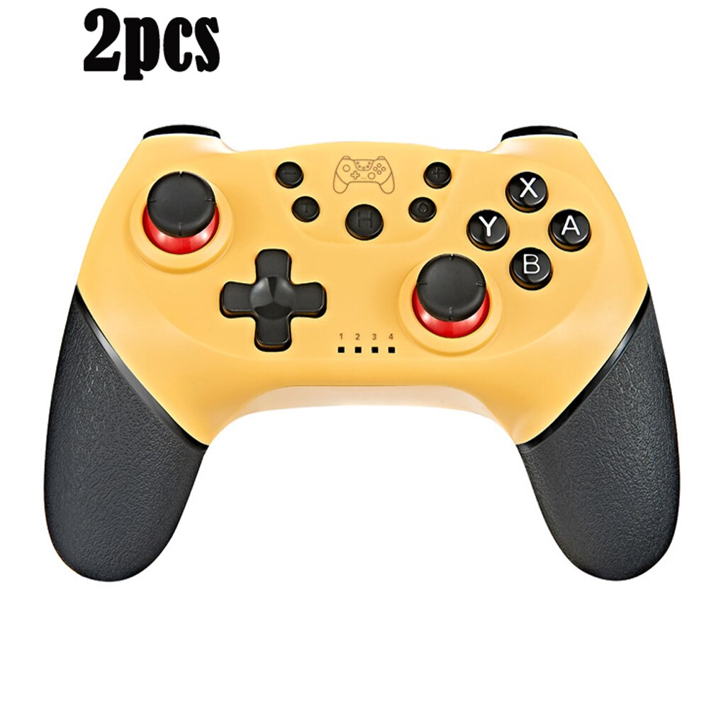 Senza fili di Bluetooth Gamepad Per Nintend Interruttore Pro NS-Interruttore Pro Controller di Gioco joystick Per Switch di Console con 6-Assi Maniglia: 2pcs Yellow