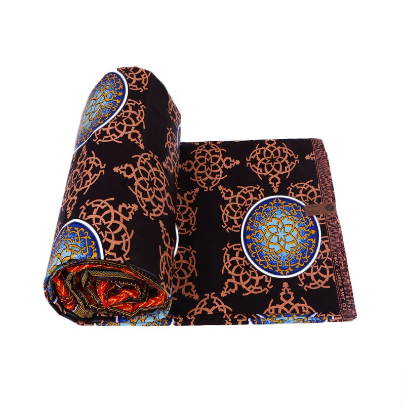 Veritable Guarantee Real Dutch Wax Arrivals Pagnes African Real Dutch Wax 6Yard/lot Fabric