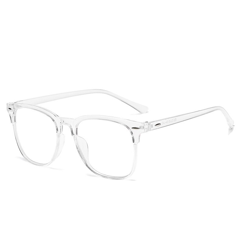 Transparent Computer Glasses Frame Women Men Anti Blue Light square Eyewear Blocking Glasses Optical Spectacle Eyeglass: 3