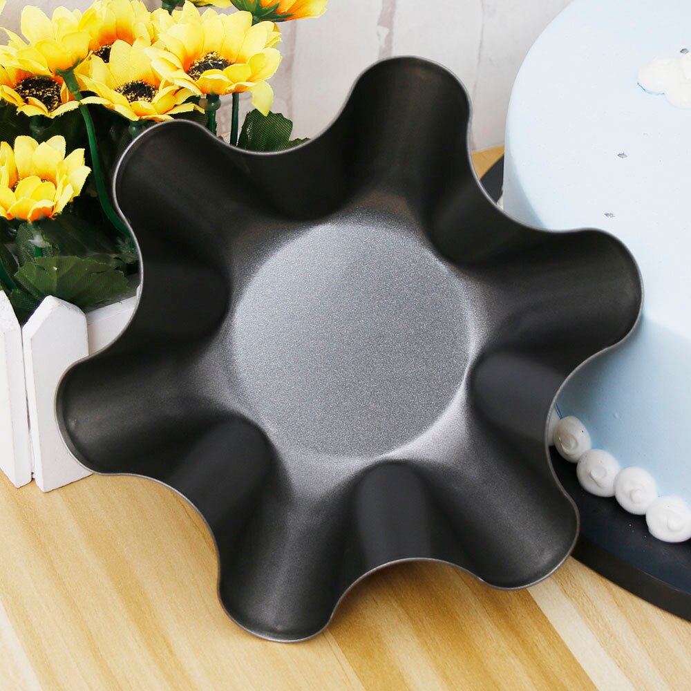 Kök tortilla pan set nonstick taco salladsskål bakform mögel kök verktyg svart tortilla skålar fat