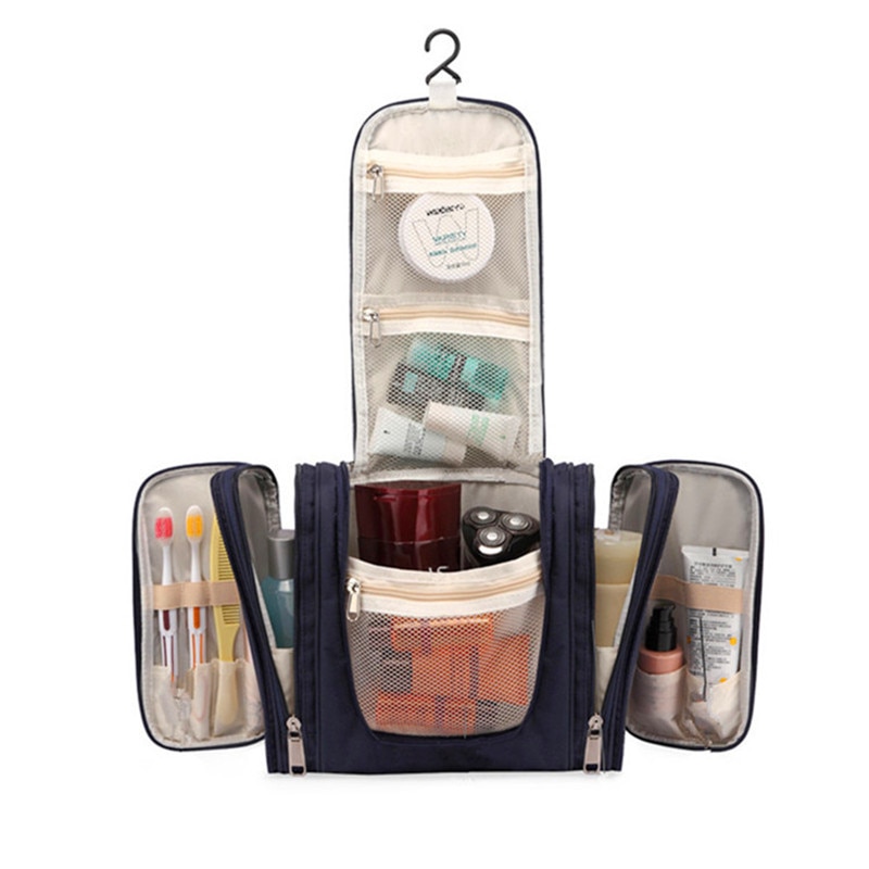 Grande esthéticienne suspendus sac cosmétique organisateur vanité maquillage cas de lavage boîte voyage nécessaire articles de toilette outils de stockage accessoire