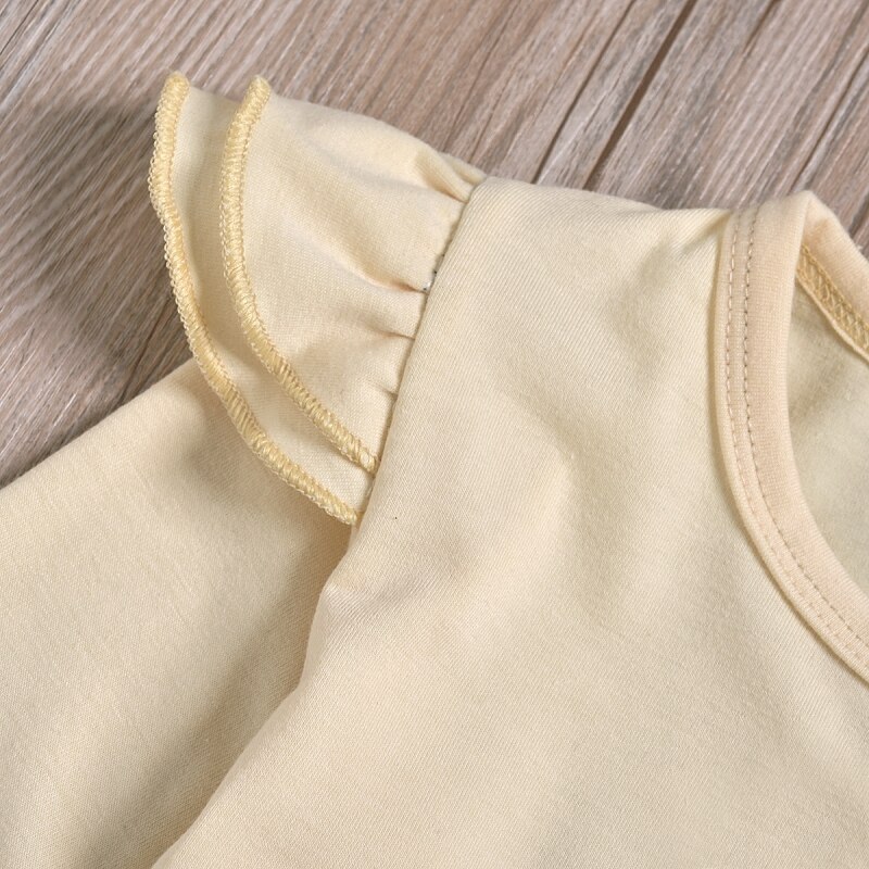 Baby flicka kläder set långärmade t-shirt toppar blommiga klänningar tecknade djur kjol kläder toppar sling kjol set