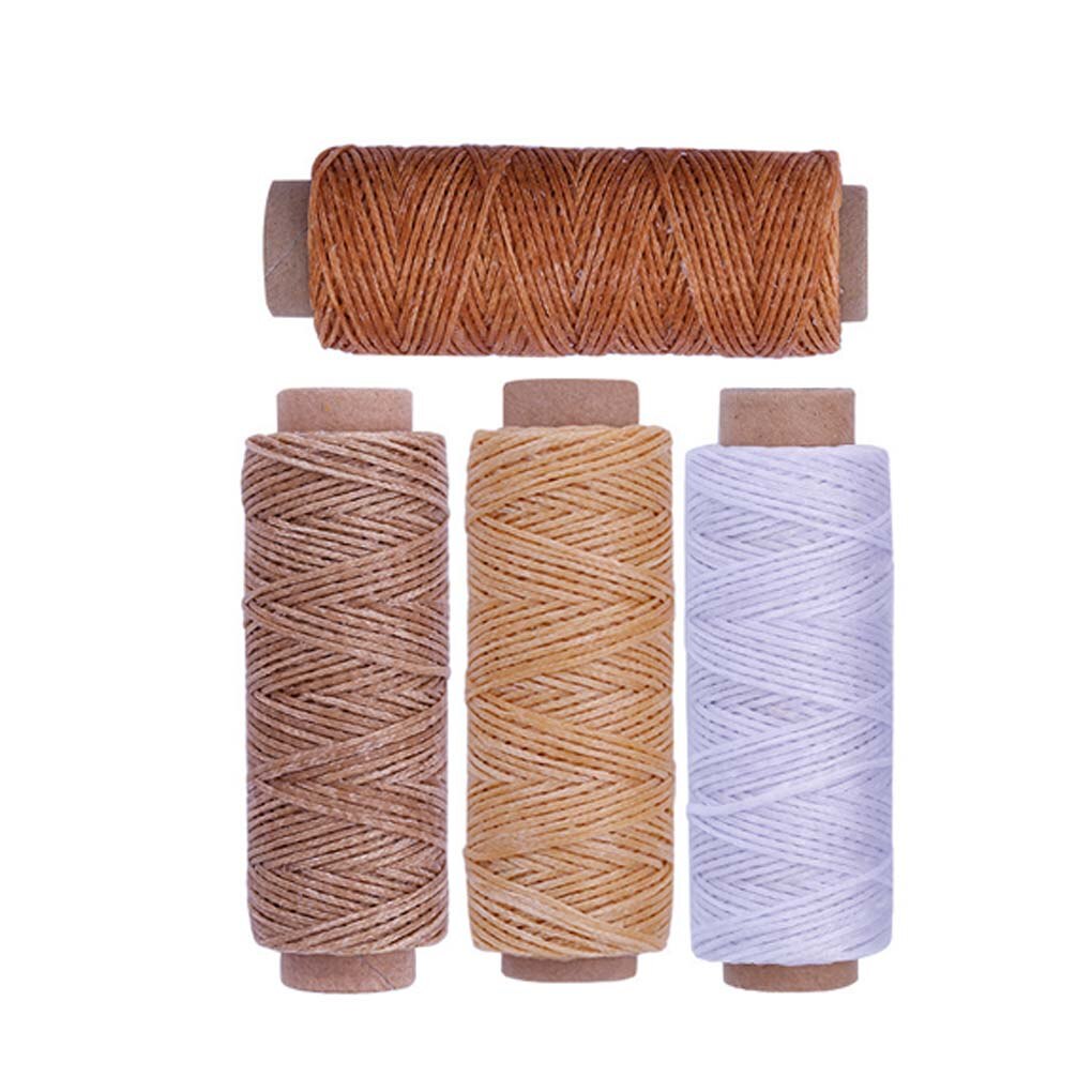 25pcs Leather Craft Bookbinding Kit Paper Creaser Waxed Thread Awl Needle Binder Clips DIY Sewing Set