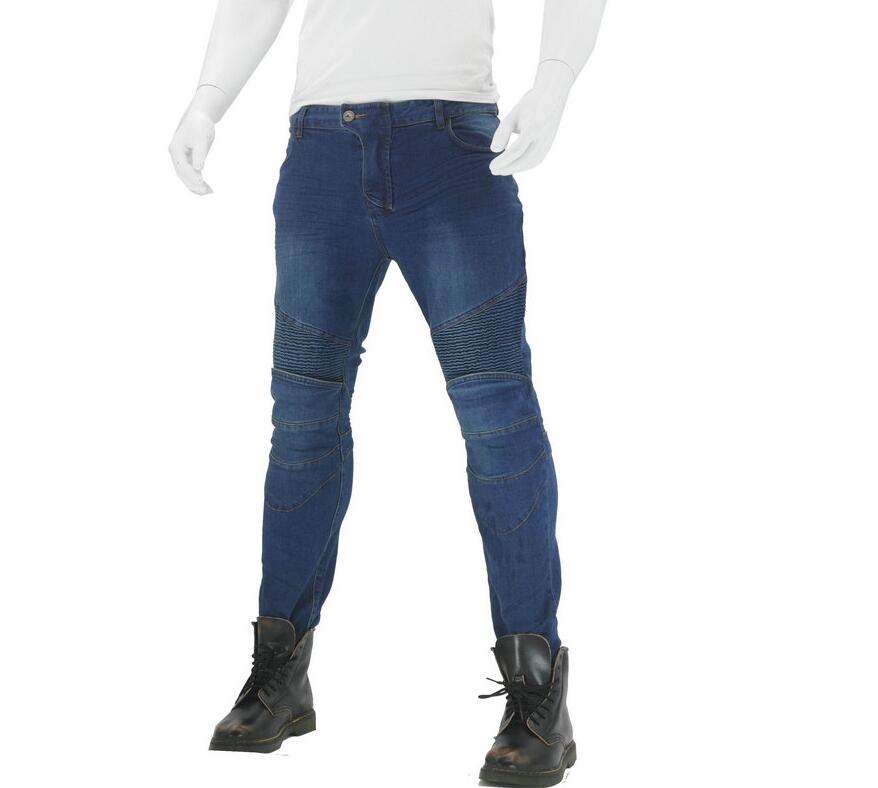 Offroad motorrijbroek oude koe klassieke rechte niet kominie jeans hockeybroek heren 4 pads bescherming