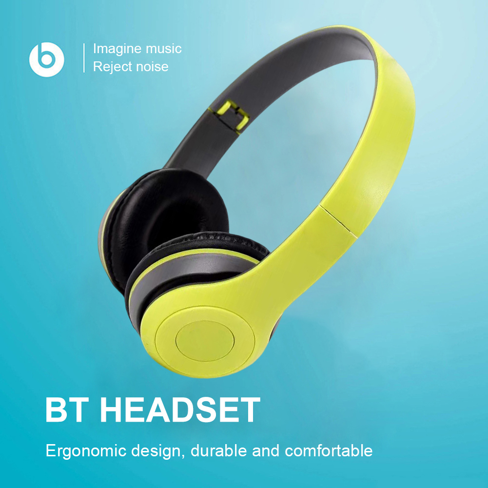 P47 Draadloze over-ear headset Ruisonderdrukkende Bluetooth-compatibele 5.0 Game Headset-kaart Mp3-speler Ingebouwde microfoon voor smartphone