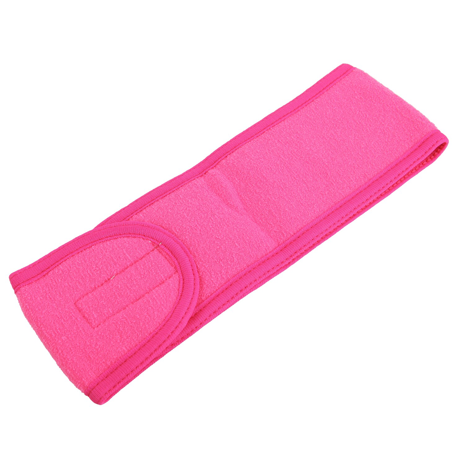 Verstellbares breites haarband, yoga-spa-set zum duschen und schminken, waschen von kosmetikartikeln, haarband für gesichtshaare, make-up-accessoires für damen: Rosenrot