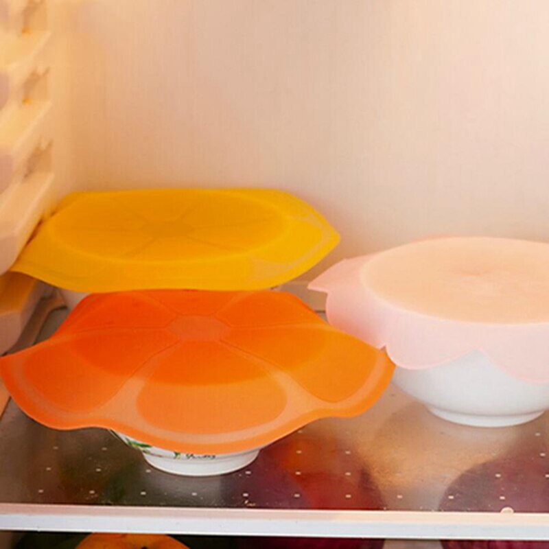 1pc silikon färskt lock mikrovågsugn speciellt värmeskydd kylskåp plastfolie lock tätning täck skålen