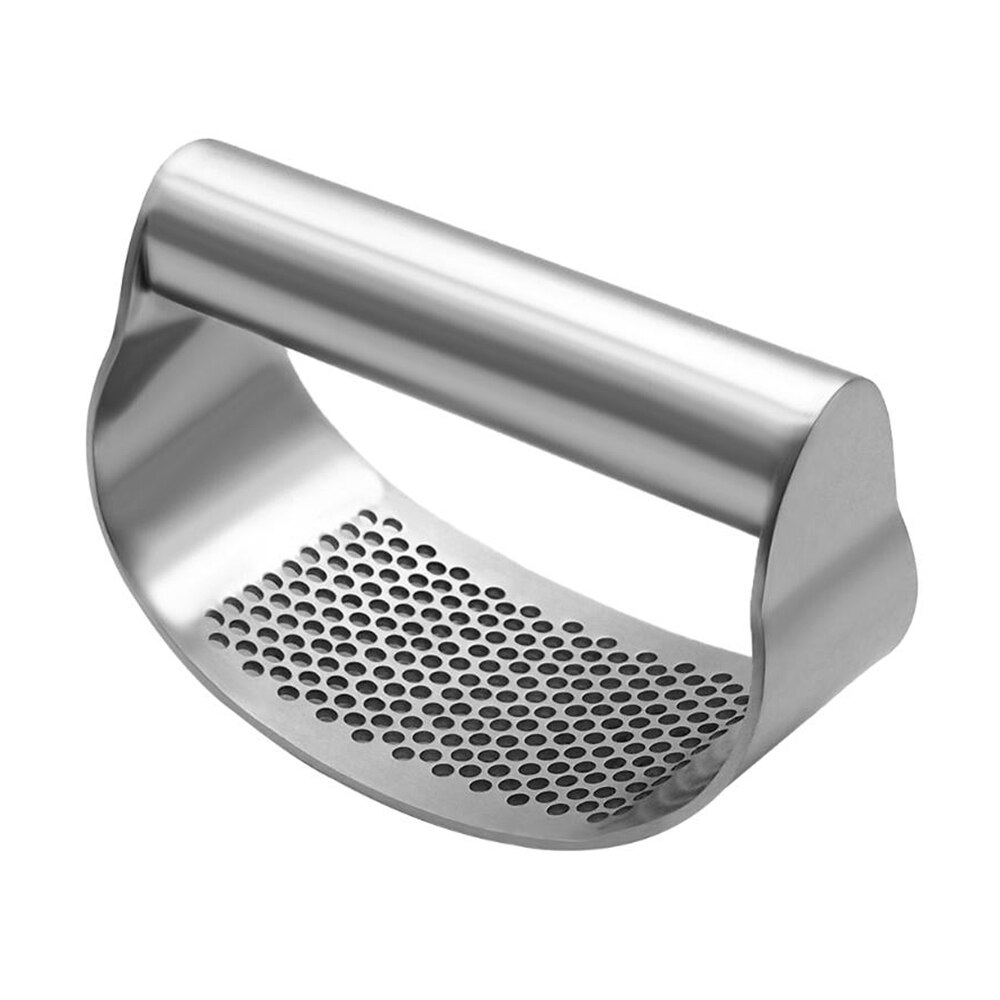 Stainless Steel Garlic Press Rocker Roller Slice Manual Ginger Garlic Crusher Mincer Squeezer Cooking Tool Kitchen Gadgets: press