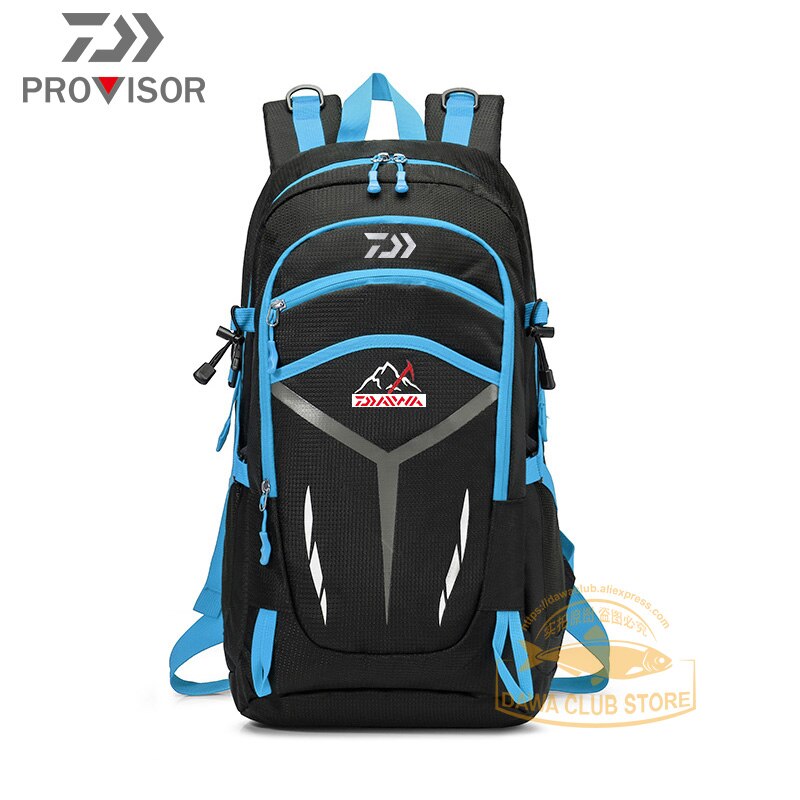 Waterproof Fishing Backpack Toolkit Camping Mountaineering Picnic Travel Backpack Multipurpose Night Reflection Fishing Bag: BC-2