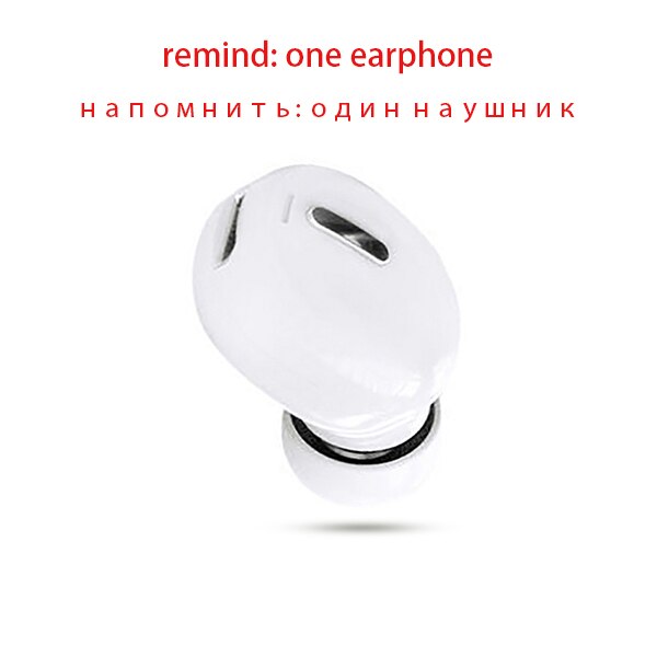 Mini Draadloze Bluetooth 5.0 Oortelefoon In Ear Sport Met Microfoon Handsfree Headset Oordopjes Voor Alle Telefoon Voor Samsung Huawei Oortelefoon: x9-white