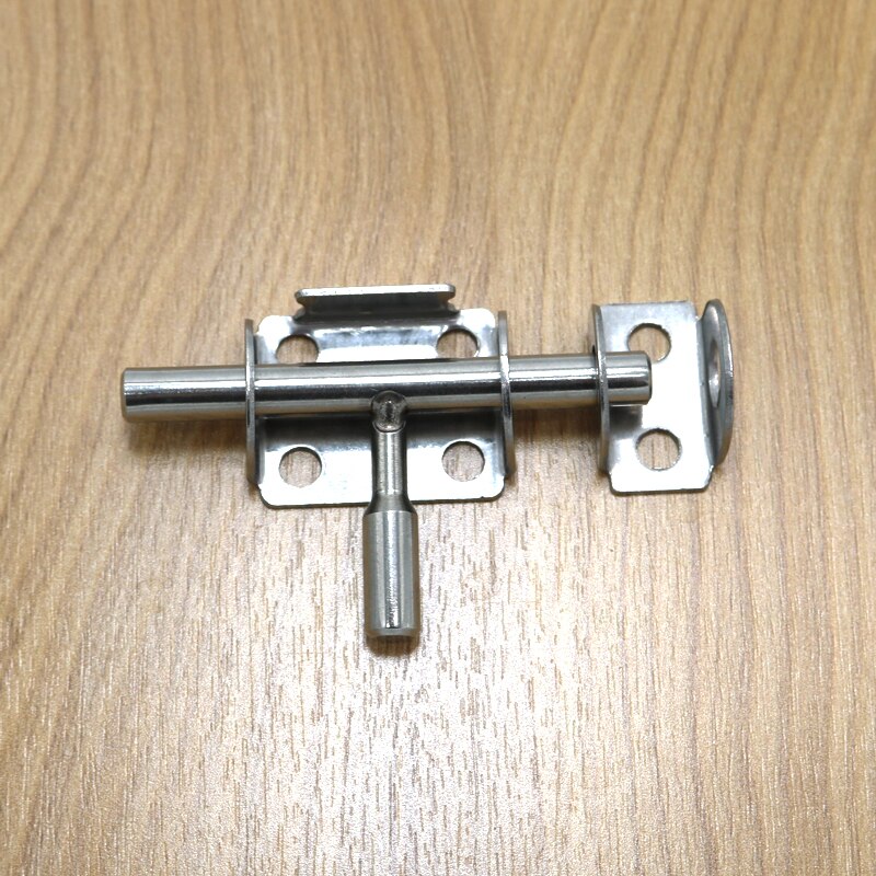 1Pc Slide Bolt Gate Latch Heavy Duty Premium Safety Stainless Steel Barrel Bolt Gate Latch Door Lock Window Latch Door Bolts