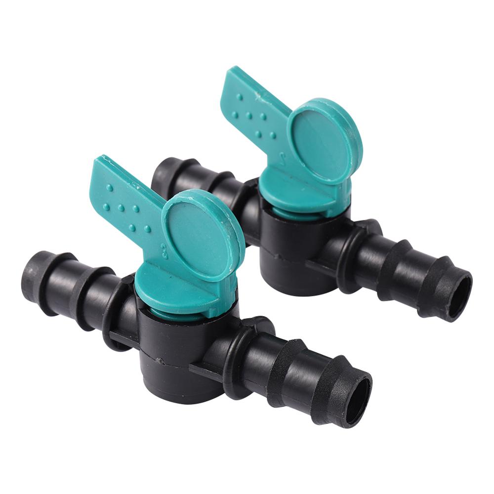Irrigation Water flow Control Valve 1/2 Inch Garden Hose Connector Double Barb Pipeline Water Valve Water Pipe Connector 1 Pc