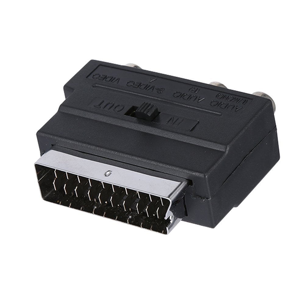 RGB péritel à 3 RCA s-vidéo adaptateur Composite RCA SVHS s-vidéo AV TV Audio pour enregistreur vidéo TV télévision projecteur