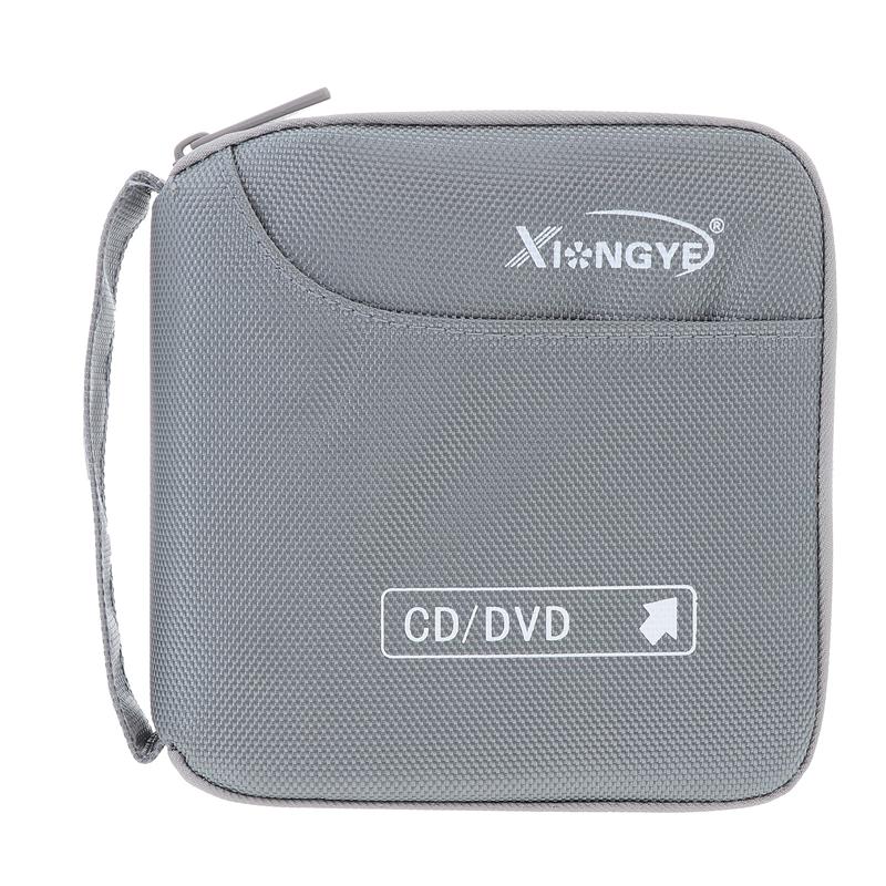 Sac de rangement résistant aux chocs pour CD et DVD, organisateur de CD Premium, organisateur de CD Durable: Grey