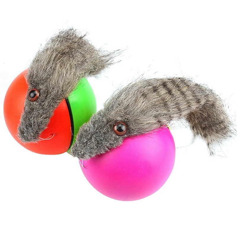rollen Jagen Interaktive Spielzeug Haustier Katze Hund Spielzeug Elektrische Teaser Ball Wiesel Aktivierung Ball freundlicher Haustiere Lustige Biber Spielzeug #27
