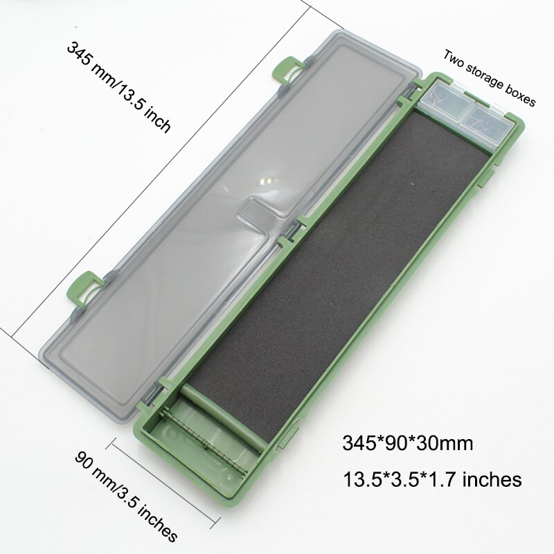 Carp Fishing Rig Box Hair Rig Wallet Carp Fishing Tackle Box Stiff Hair Rig Board with Pins Storage Box For Fishing Line: Default Title