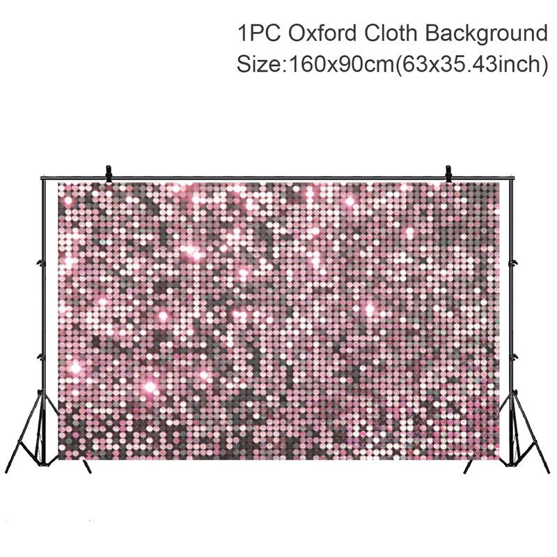 Rose Gold Glitter Party Background Wedding Decor Baby Shower Sequin Backdrop Wall Glitter Backdrop Birthday: 2