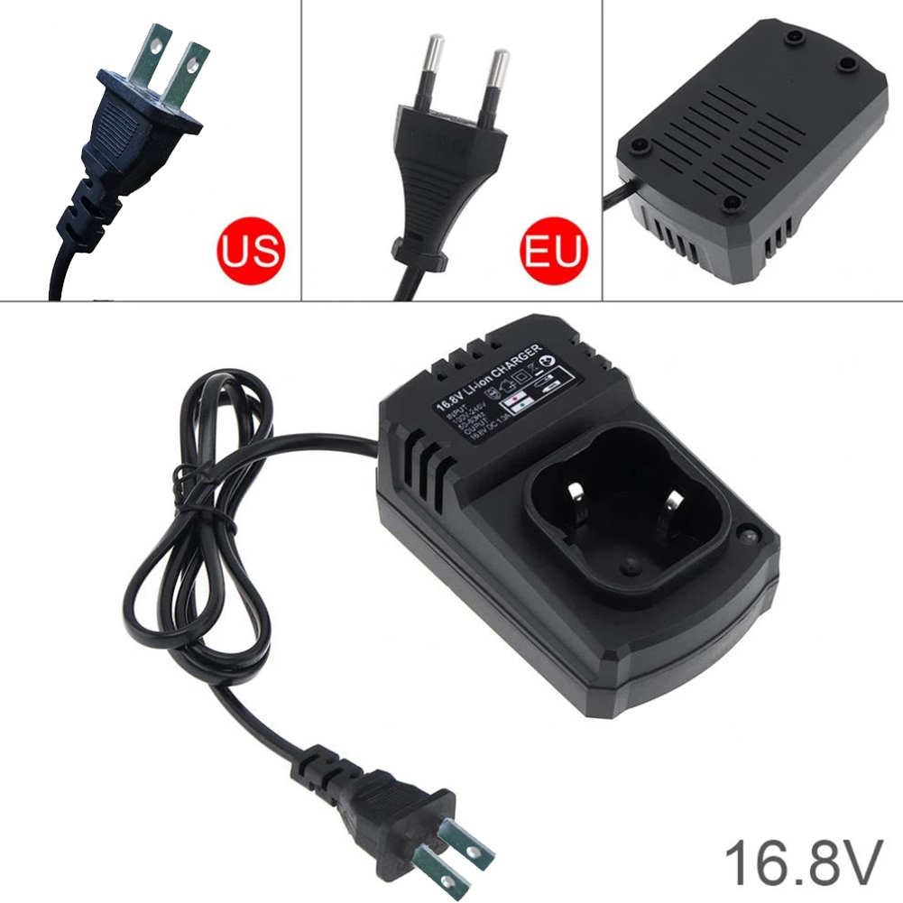 Oplader Elektrische booroplader AC100-240V Lithiumbatterij 1000mA 50-60Hz DC16.8V Voor toepasbaar op Fugue Gloednieuw Praktisch