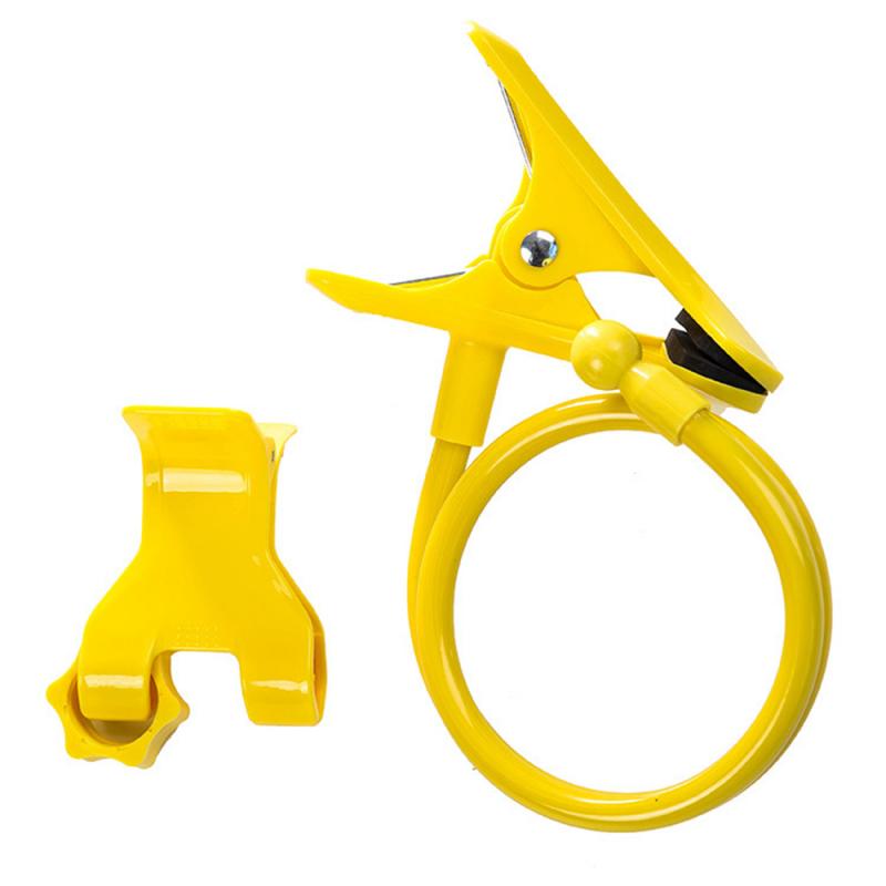 Suporte do telefone universal flexível 360 clipe do telefone celular titular preguiçoso cama desktop suporte de montagem para iphone xsmax samsung: 6 yellow
