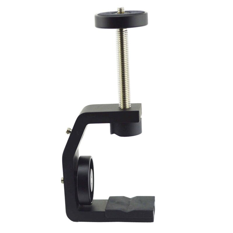 Multifuncional clipe de alumínio unc1/4 Polegada parafuso universal c suporte braçadeira para câmera tripé flash suporte