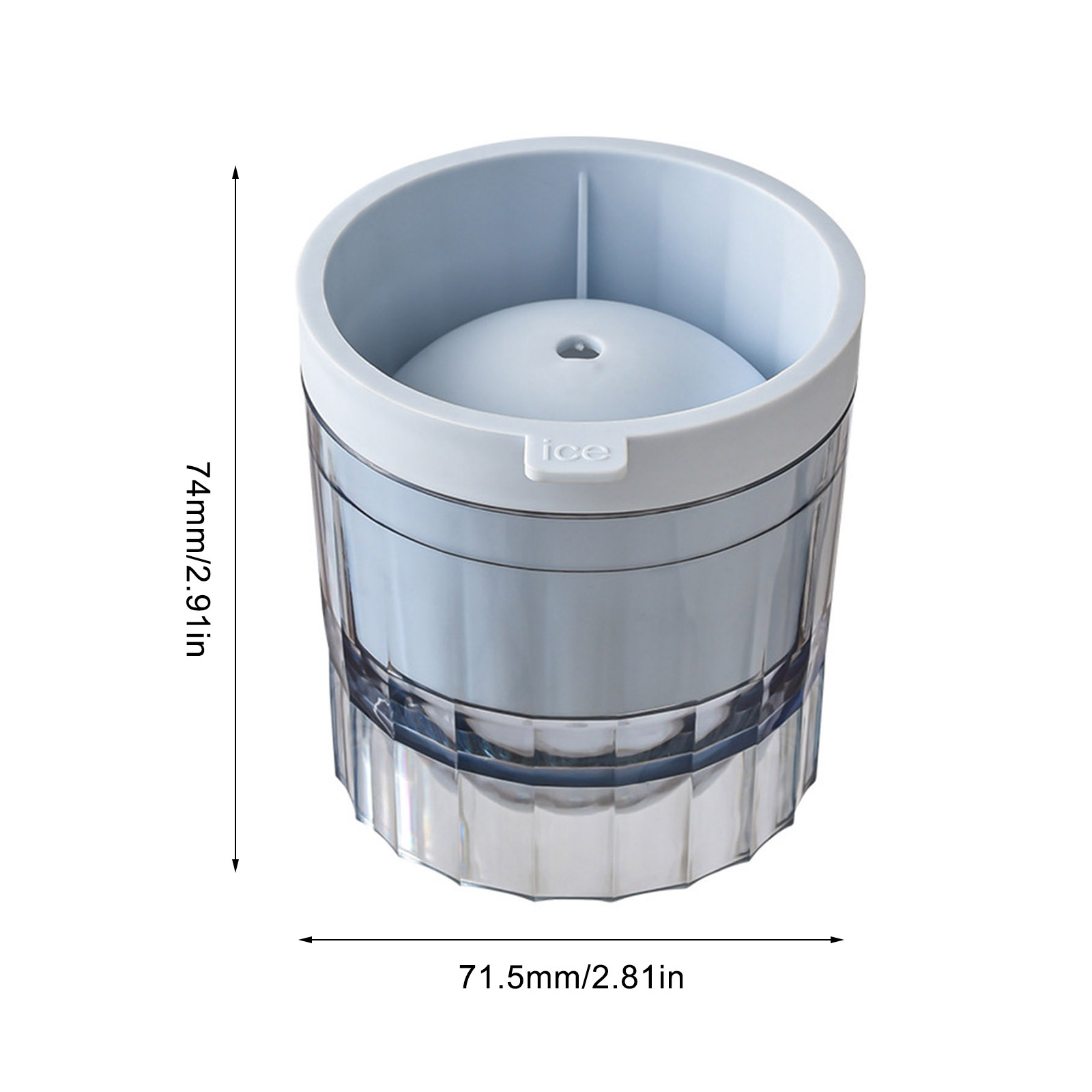 Mold Ice Ball Portable Silicone Spherical Mold Ice Ball Diy Durable For Home Bar Party Wine Cocktail Ice Cubes Kitchen Gadget