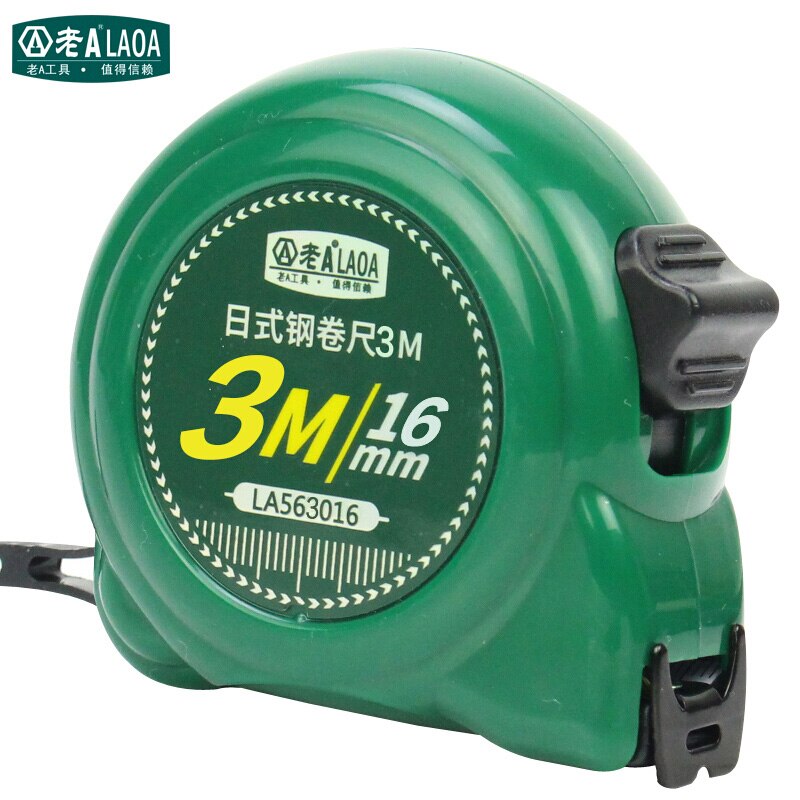 Laoa roulette 3m/5m/7.5m/10m japansk stil brydning dobbelt skalaer måling af stålbånd med bedre detaljer