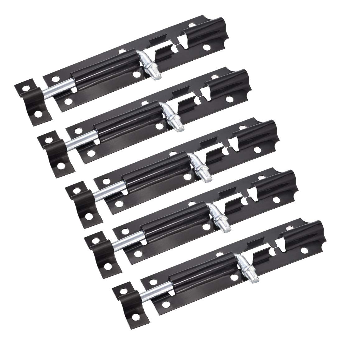 3-14inch Long Lacquered Door Latch Sliding Lock Barrel Bolt for Home Hardware Hasp Staple Gate Safety Door Bolt Latch Lock