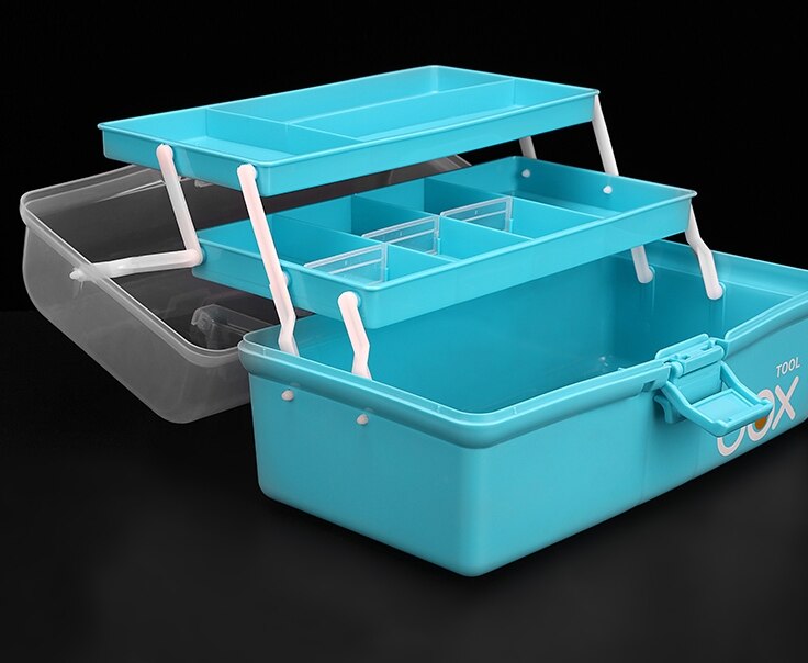 Finefish Grote Vissen Box Sterke Plastic Multifunctionele Visgerei Doos Vissen Tool Case