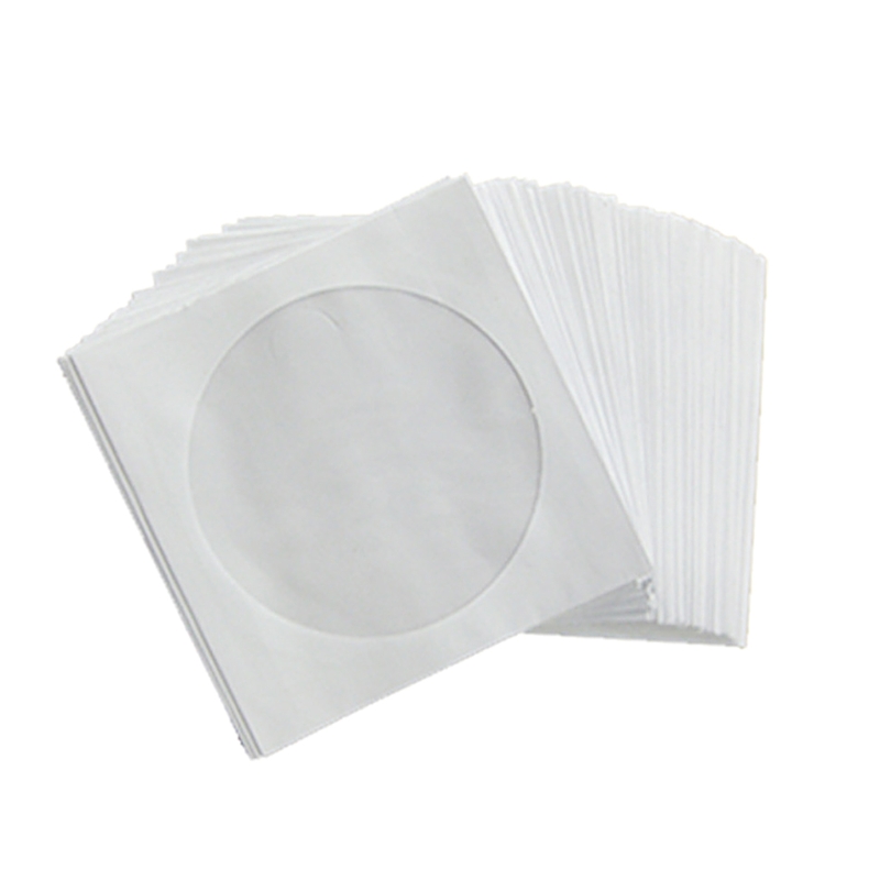 SZSU 100PCS Antistatic Container DVD Disc Schutzbeutel Blu-ray: Licht Grau