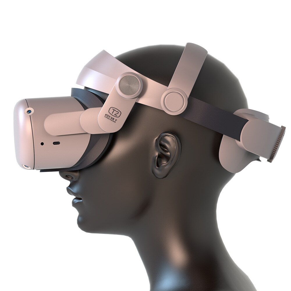 Erstatt virtual reality quest 2 elite justerbar komfortabel brakett hodebånd hodestropp for oculus quest 2 strap vr tilbehør