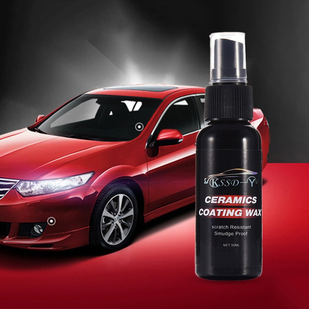 Revestimiento de cerámica líquida para carrocería de coche, recubrimiento de vidrio encerado, antiarañazos, agente de recubrimiento a prueba de manchas, resistencia a los rasguños, 50ml
