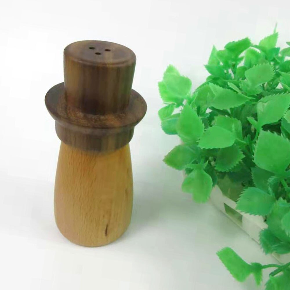 Japanese Mushroom Toothpick Box Wooden Popular Solid Wood Toothpcks Simple Personality Restaurant Toothpick Container