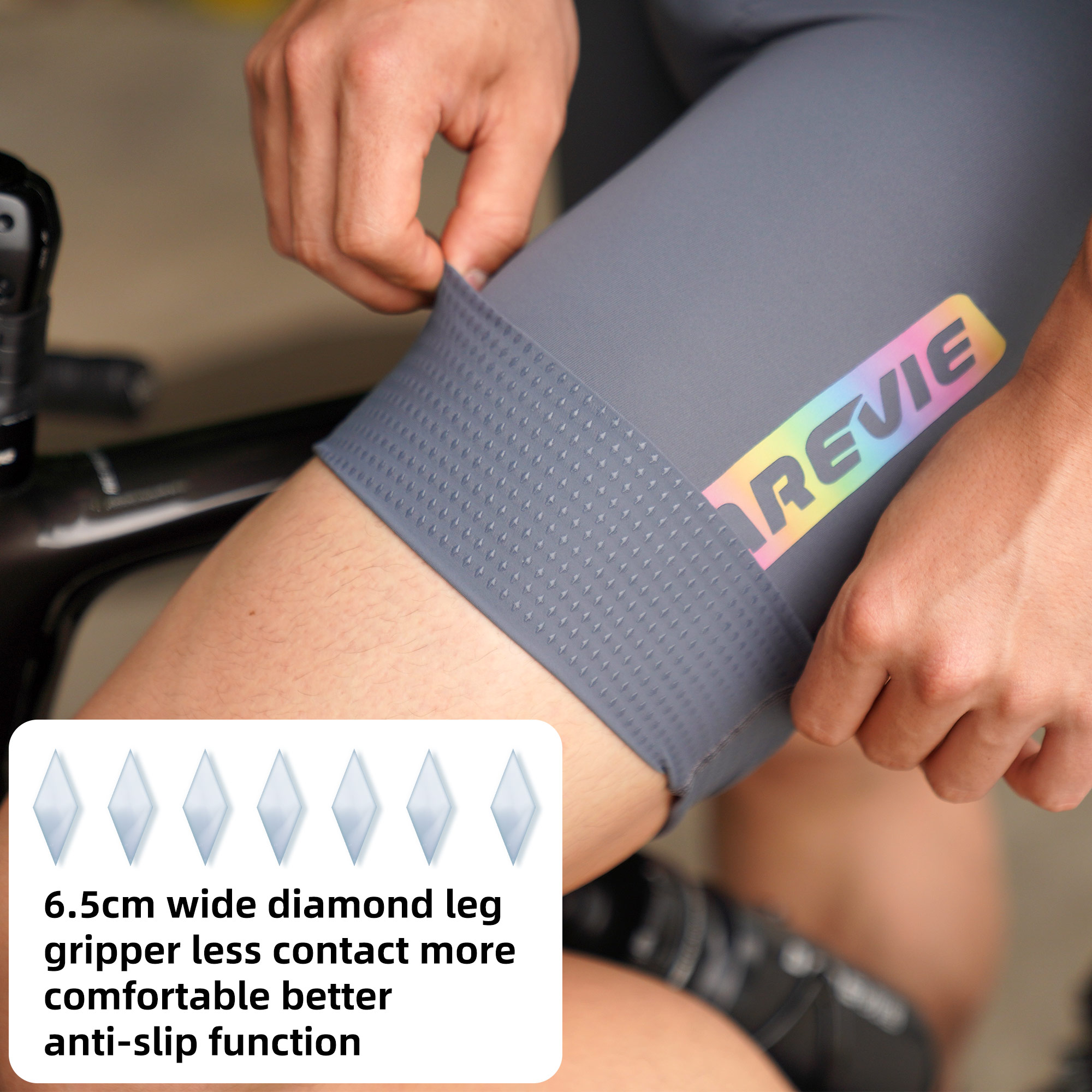 DAREVIE cuissard de cyclisme sans couture 4.0 italie élastique-interface Pad short de cyclisme diamant jambe pince hommes Bretelelle Shorts