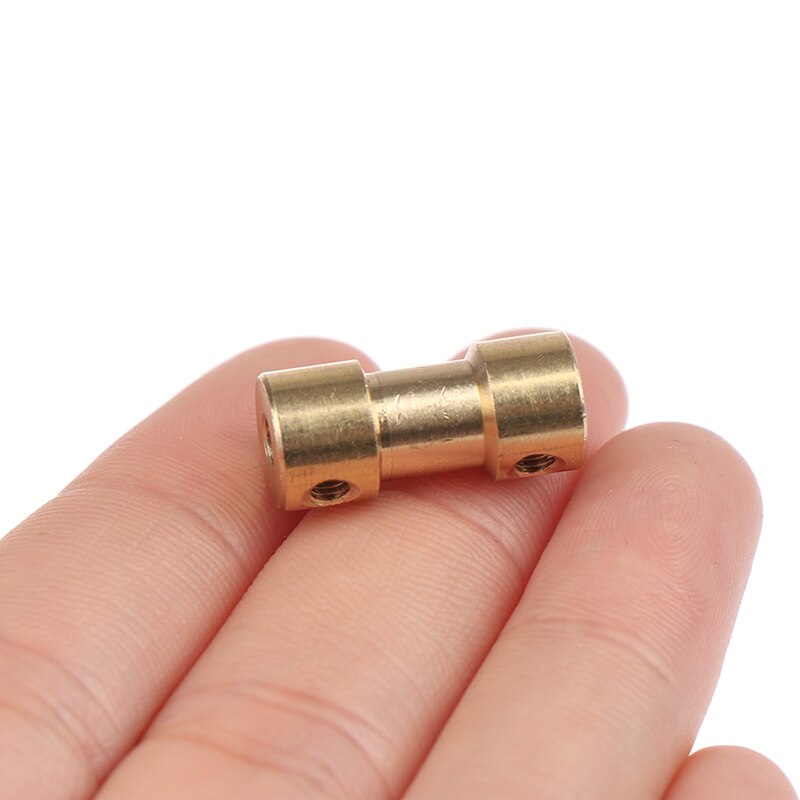 2-6mm Brass Connecting Shaft Motor Drive Connector Rigid Coupling Coupler Sleeve