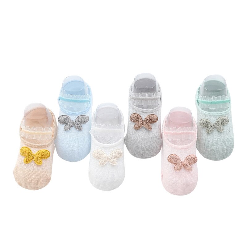 Vinter bomullsstrumpor för nyfödda baby söta tecknade strumpor för flickor tunna mjuk bomull pojke barnstrumpor spädbarn promenadstrumpor