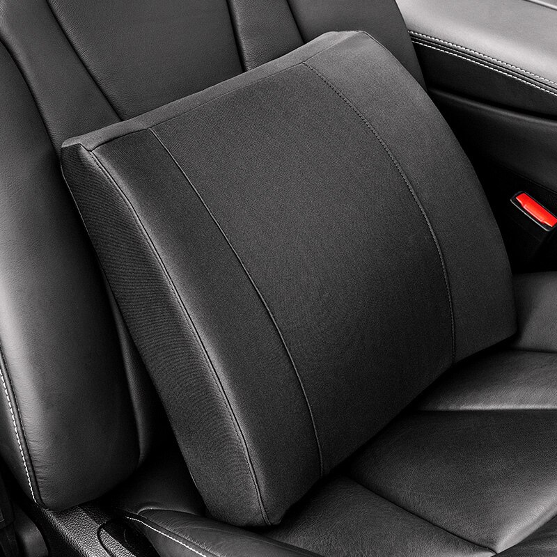 Herz bilden Auto sitz kopfstütze kissen einstellen Nacken Schutz speicher baumwolle hals unterstützung kissen für Auto leder kopf kissen Universal-: lumbal Schwarz