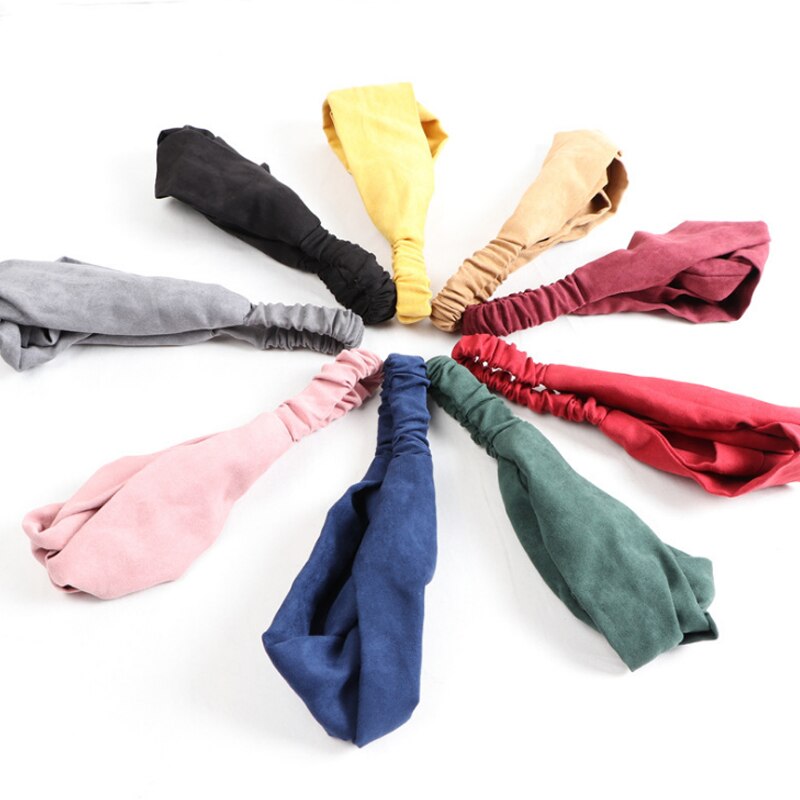 prinses haar accessoires Vrouwen Twist Hoofdband Haarband Tulband Elastische Hoofdband Bandage Haarband Gekruist Hoofdband
