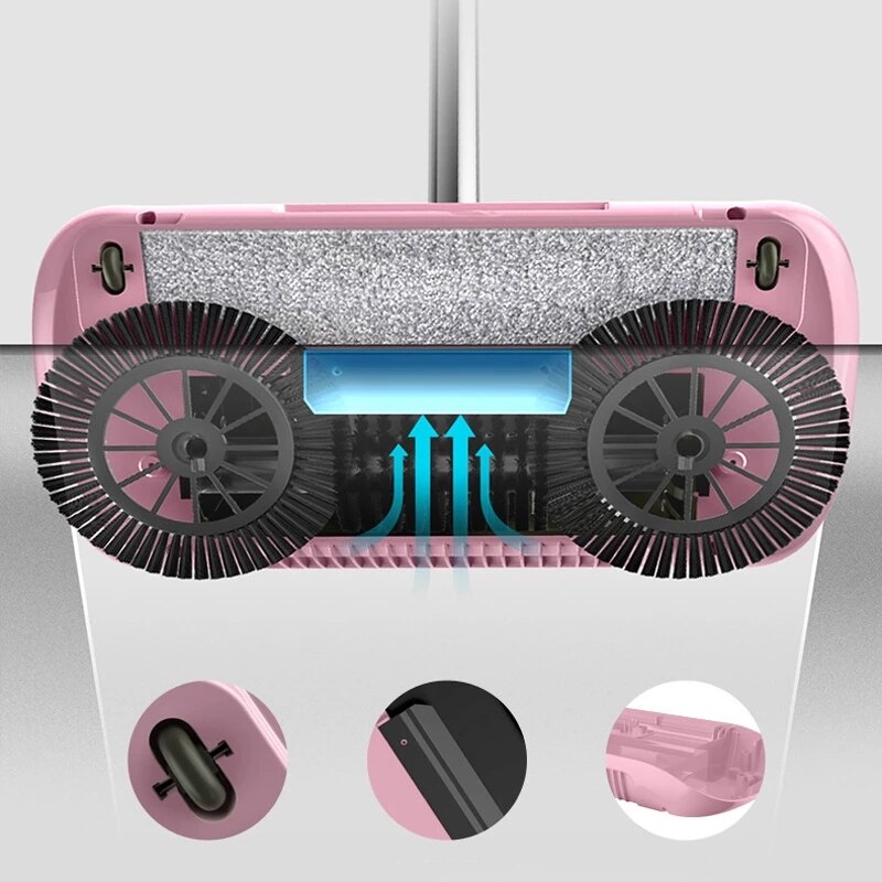 Robot Vacuum Broom Cleaner Floor Home Kitchen Sweeper Mop Sweeping Machine Handle Household Wash Carpet