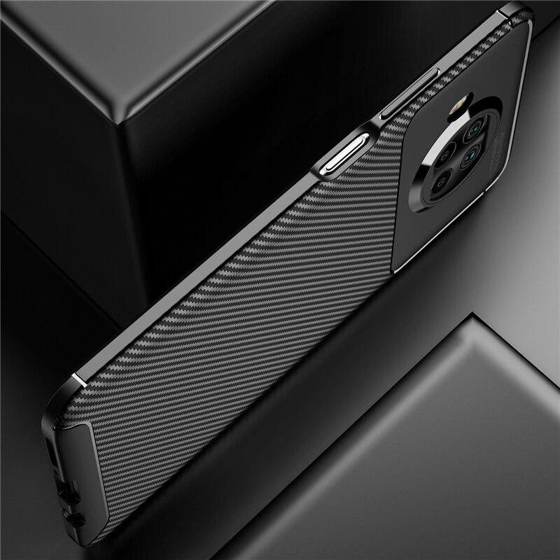 For Xiaomi Mi 10T Lite 5G Case Silicone Slim Carbon Fiber Anti-knock Case For Xiaomi Mi 10T Lite 5G Cover For Xiaomi 10T Lite 5G