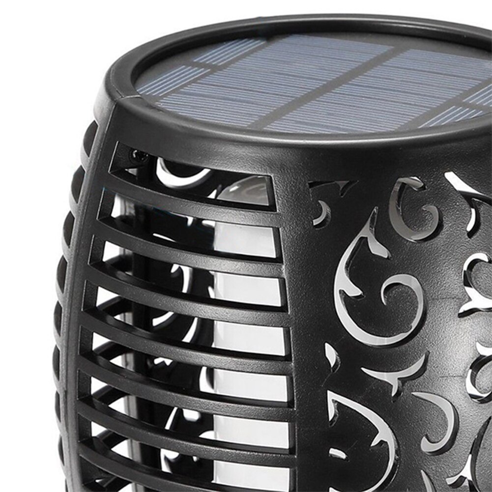 1.2V 12portato controllo della luce solare fiamma solare fiamma danza fiamma lampada da esterno impermeabile torcia da giardino per balcone giardino cortile