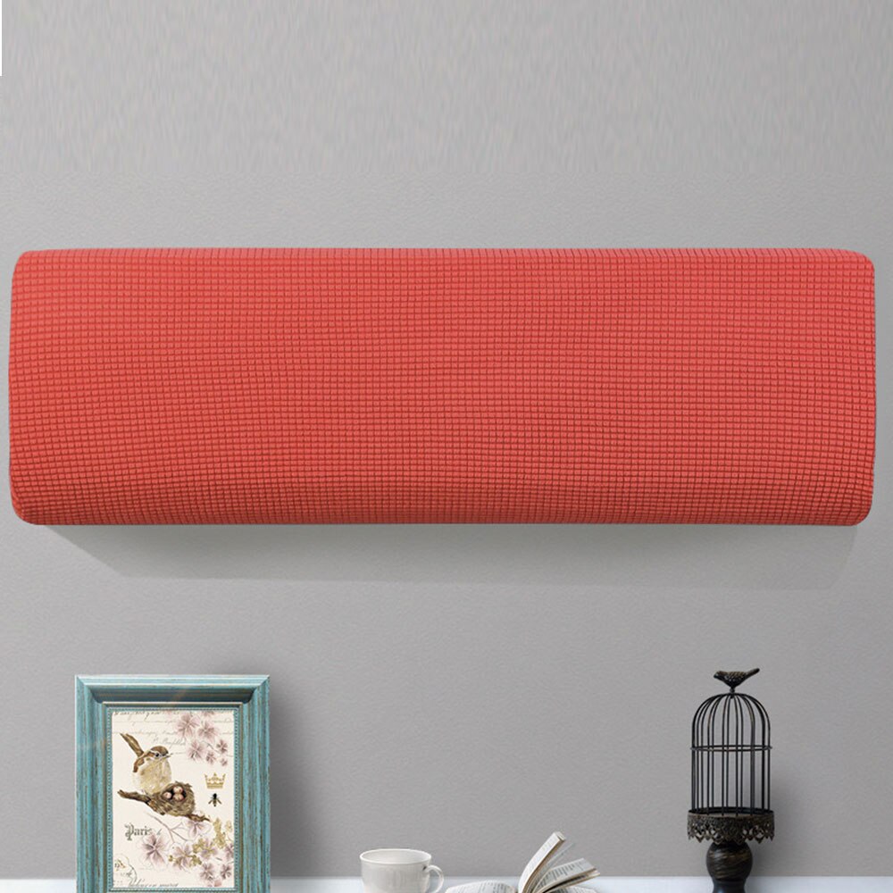 Housse de protection Anti-poussière pour climatiseur, en polaire, élastique, pour montage mural, facile à nettoyer, décoration de la maison: 10 / 80-86cm