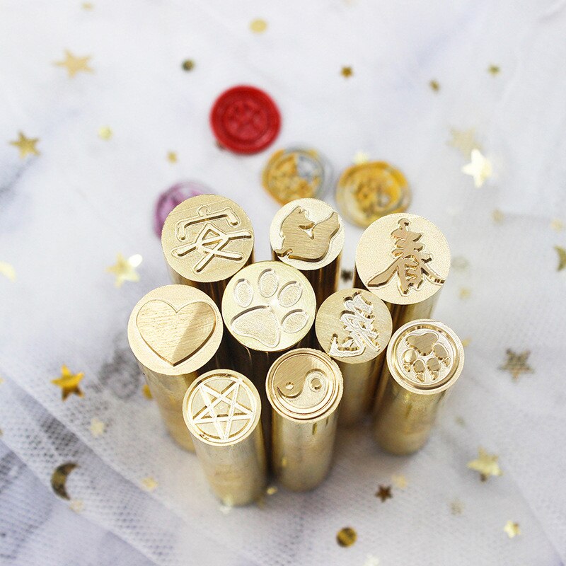 1Pc Retro Houten Stempel Klassieke Waxseal Stempel Oude Seal Post Decoratieve Antieke Stempel